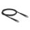 Cable USB-C a USB-C DeLOCK 1 m USB 2.0 Negro