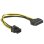 Cavo di alimentazione interno DeLOCK 82924 SATA a PCI-E 0,21 m