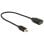 Adattatore HDMI Micro-D a HDMI Standard 0,2 m Nero DeLOCK