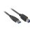Cable USB Sharkoon 1 m USB 3.2 Gen 1 USB-A a USB-B Negro