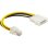 Cavo DeLOCK P4 maschio a Molex 4pin maschio 0,13 m Multicolore