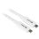 Cable USB C à USB C Sharkoon 0,5 m USB 3.2 Gen 1 Blanc