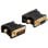 Adattatore DeLOCK VGA 15 pin femmina a DVI 24+5 maschio DVI-I nero