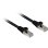 Netzwerkkabel Sharkoon Cat.6a SFTP, 2 m, Schwarz
