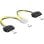 Câble d'alimentation DeLOCK 2 x SATA vers EPS 8 broches 15 cm