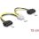 Câble d'alimentation DeLOCK 2 x SATA vers EPS 8 broches 15 cm