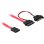 Cable DeLOCK SATA 0,5 m Rojo Macho/Hembra