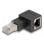 Adattatore RJ45 maschio a femmina Cat.6A 90° piegato verso destra DeLOCK