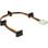 DeLOCK Molex 4p zu 4x SATA 15p 0,4 m Stromkabel