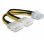 DeLOCK PCI Express Stromkabel 8 Pin auf 2x 4 Pin 5,25 Zoll