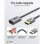 Cavo adattatore HDMI 2.1 Goobay 79145 0,1 m Ultra High Speed 48 Gbit/s