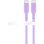 Cavo USB-C a USB-C Goobay 77745 1,5 m USB 2.0 Viola