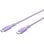 Cavo USB-C a USB-C Goobay 77745 1,5 m USB 2.0 Viola