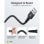 Cable USB Goobay 74526 1 m USB-C a USB-A 2.0 Negro