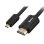 Cabo HDMI/Micro HDMI Sharkoon 1,5 m Preto 4K 3D
