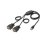 Kabel USB 2.0 auf 2x RS232 Digitus 1,5 m Schwarz