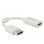 Adaptador de vídeo DeLOCK DisplayPort para HDMI 0,1 m branco