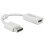 Adaptador de vídeo DeLOCK DisplayPort para HDMI 0,1 m branco