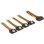 Cable DeLOCK 60158 SATA 0,5 m 4x SATA 15 pines Macho/Macho