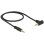 Cavo audio DeLOCK 3,5 mm maschio a maschio 0,5 m nero