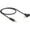 Cavo audio DeLOCK 3,5 mm maschio a maschio 0,5 m nero