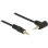 Cavo audio DeLOCK 3,5 mm maschio a maschio 0,5 m nero
