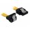 Cable SATA DeLOCK 0,5 m Macho/Macho Jaune 6 Gb/s