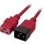 Câble d'extension Lindy 1 m C19 à C20 250 V 16 A rouge