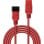 Câble d'extension Lindy 1 m C19 à C20 250 V 16 A rouge