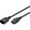 Cavo di estensione Goobay 2 m IEC C14 a IEC C13 nero