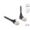 Cable de red RJ45 Cat.6A S/FTP Slim 90° acodado Delock 2 m negro