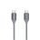 Cable USB C a USB C Nevox 1653 1 m USB 2.0 Gris Plata