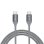 Cable USB C a USB C Nevox 1653 1 m USB 2.0 Gris Plata