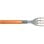 Cable de red CAT 7 S/FTP Digitus 100 m naranja 1200 MHz