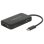 Adaptador USB-C para HDMI, DisplayPort, DVI-I e VGA DeLOCK 63929