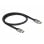Cavo HDMI DeLOCK 48 Gbps 8K 60 Hz 0,5 m Grigio