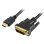 Adaptateur HDMI/DVI-D Sharkoon 1 m Noir