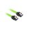 Cable SATA III Sharkoon 0,3 m Macho/Macho Noir/Vert
