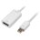 Adapter Mini DisplayPort zu HDMI Sharkoon 0,15 m Weiß