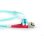 Cable de fibra óptica multimodo Digitus OM3 LC a ST 2 m