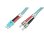 Cable de fibra óptica multimodo Digitus OM3 LC a ST 2 m