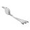 Câble USB DeLOCK 85850 0,98 m USB 2.0 Argent Blanc