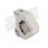 Adaptador de carril DIN con módulo Keystone RJ-45 hembra Cat.6A LSA DeLOCK