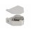 Adaptador de carril DIN con módulo Keystone RJ-45 hembra Cat.6A LSA DeLOCK