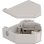 Adaptador de carril DIN con módulo Keystone RJ-45 hembra Cat.6A LSA DeLOCK