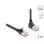 Cavo di Rete RJ45 Cat.6A S/FTP Slim 90° Angolato 3 m Nero DeLOCK