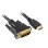 Adaptador de vídeo 3 m HDMI para DVI-D Preto Sharkoon