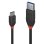 Cable USB 3.2 Gen 1 Lindy Black Line 0,5 m USB-A a USB-C 10 Gbit/s Negro