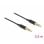 Cavo audio 3,5 mm 4 pini DeLOCK Ultra Slim 0,5 m nero