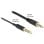 Cavo audio 3,5 mm 4 pini DeLOCK Ultra Slim 0,5 m nero